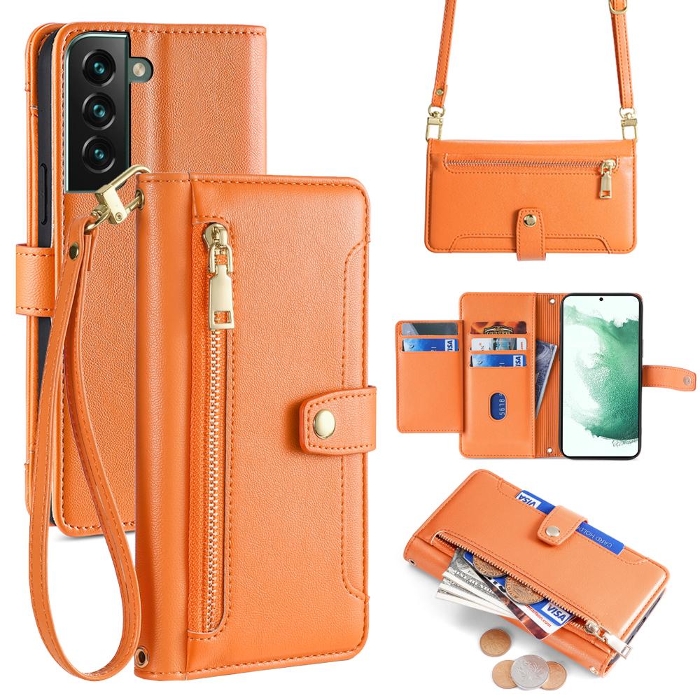 For Samsung Galaxy S22+ 5G Cell Phone Case Zipper Pocket Anti-fall Leather Wallet Cover B
For Samsung Galaxy S22+ 5G Cell Phone Case Zipper Pocket Anti-fall Leather Wallet Cover B