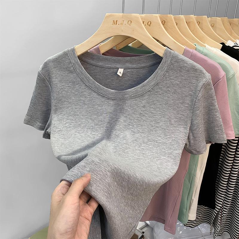 Women s Purple Ribbed Short Sleeve Slim Fit T-Shirt - Summer Knit Round Neck Top Small фіолетовий
Women s Purple Ribbed Short Sleeve Slim Fit T-Shirt - Summer Knit Round Neck Top Small фіолетовий