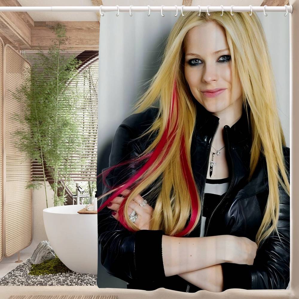 Singer A-Avril R-Ramona Lavigne 1Pc Pattern Shower Curtain Plus Hooks Waterproof Machine Washable Polyester Fabric Abstract W60H190(CM)-1 Pcs
Singer A-Avril R-Ramona Lavigne 1Pc Pattern Shower Curtain Plus Hooks Waterproof Machine Washable Polyester Fabric Abstract W60H190(CM)-1 Pcs