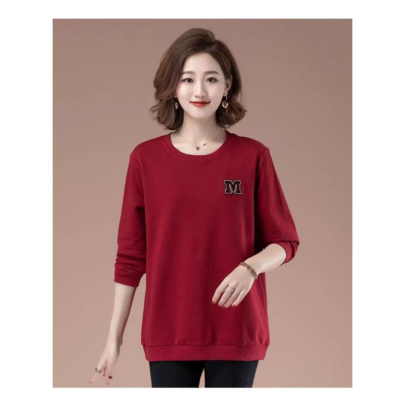 Spring and Autumn Women s New Spliced Pullover Loose Round Neck Letter Fashion Solid Color Long Sleeve Top L бордовий
Spring and Autumn Women s New Spliced Pullover Loose Round Neck Letter Fashion Solid Color Long Sleeve Top L бордовий