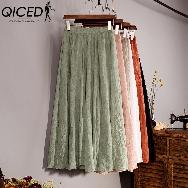 QICED Женская Мода Повседневная Однотонная С Принтом Летняя Весенняя Юбка one size чёрный
QICED Женская Мода Повседневная Однотонная С Принтом Летняя Весенняя Юбка one size чёрный