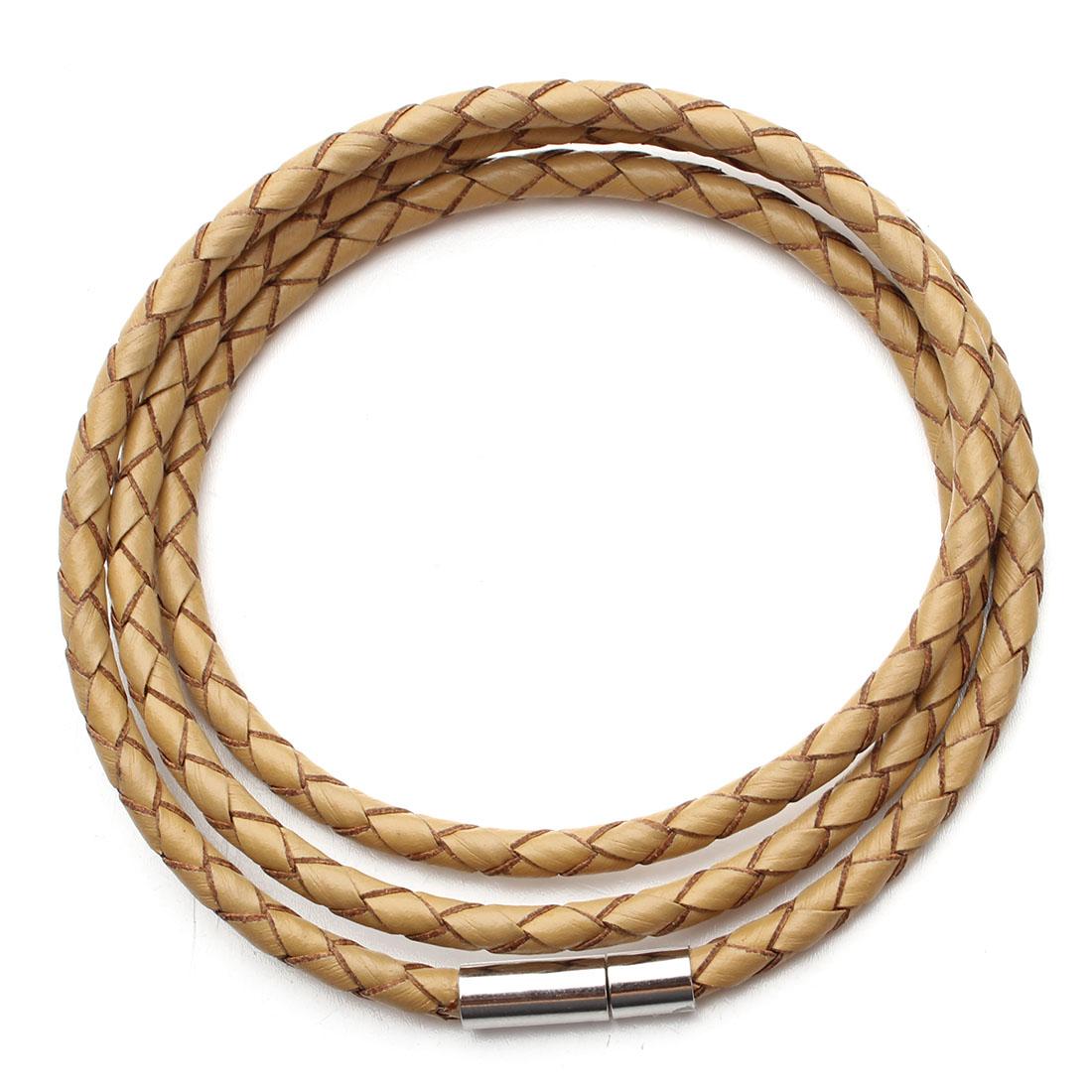 4mm Genuine Braided Men Women Leather Bracelet With stainless steel rotary buckle For DIY Bracelet Jewelry Making
4mm Genuine Braided Men Women Leather Bracelet With stainless steel rotary buckle For DIY Bracelet Jewelry Making