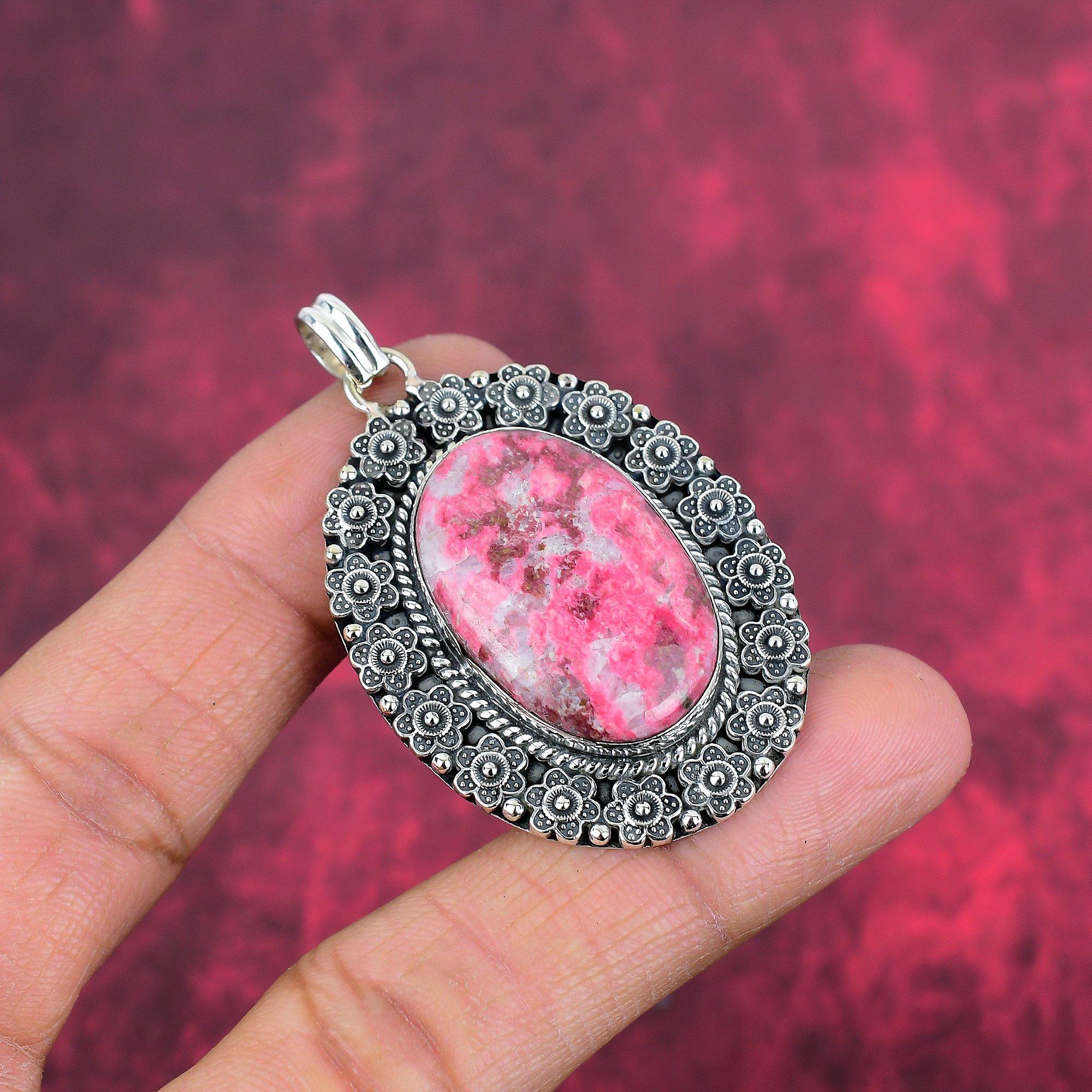 Подвеска из розового тулита, ювелирное изделие из цельного серебра 925 пробы с драгоценными камнями, подвеска ручной работы, на День благодарения 2.24 Inches розовый
Подвеска из розового тулита, ювелирное изделие из цельного серебра 925 пробы с драгоценными камнями, подвеска ручной работы, на День благодарения 2.24 Inches розовый