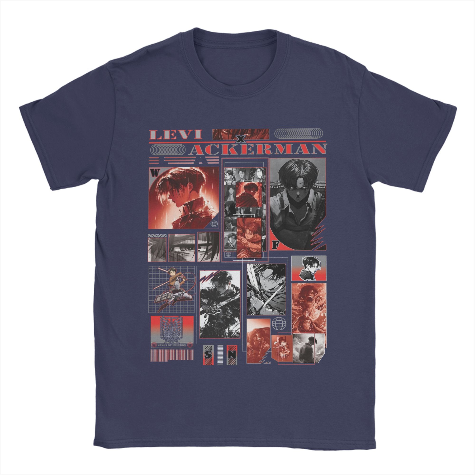 Strongest Soldier Levied Ackermans Attack on Titan T-Shirt Men Awesome Cotton Tee Shirt Round Collar T Shirts Gift Idea Tops 4XL
Strongest Soldier Levied Ackermans Attack on Titan T-Shirt Men Awesome Cotton Tee Shirt Round Collar T Shirts Gift Idea Tops 4XL