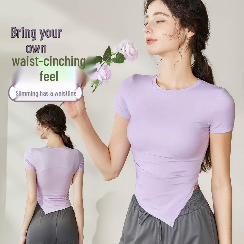 Women s Summer Quick-Dry Pleated Yoga T-Shirt with Round Neck and Slit Sleeves Extra Large
Women s Summer Quick-Dry Pleated Yoga T-Shirt with Round Neck and Slit Sleeves Extra Large