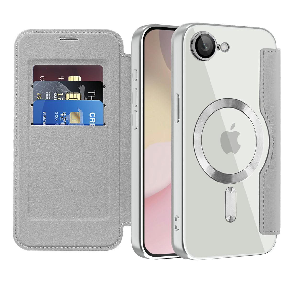 For iPhone 16e Case Compatible with MagSafe Rhombus PU Leather Phone Cover Titanium Grey
For iPhone 16e Case Compatible with MagSafe Rhombus PU Leather Phone Cover Titanium Grey