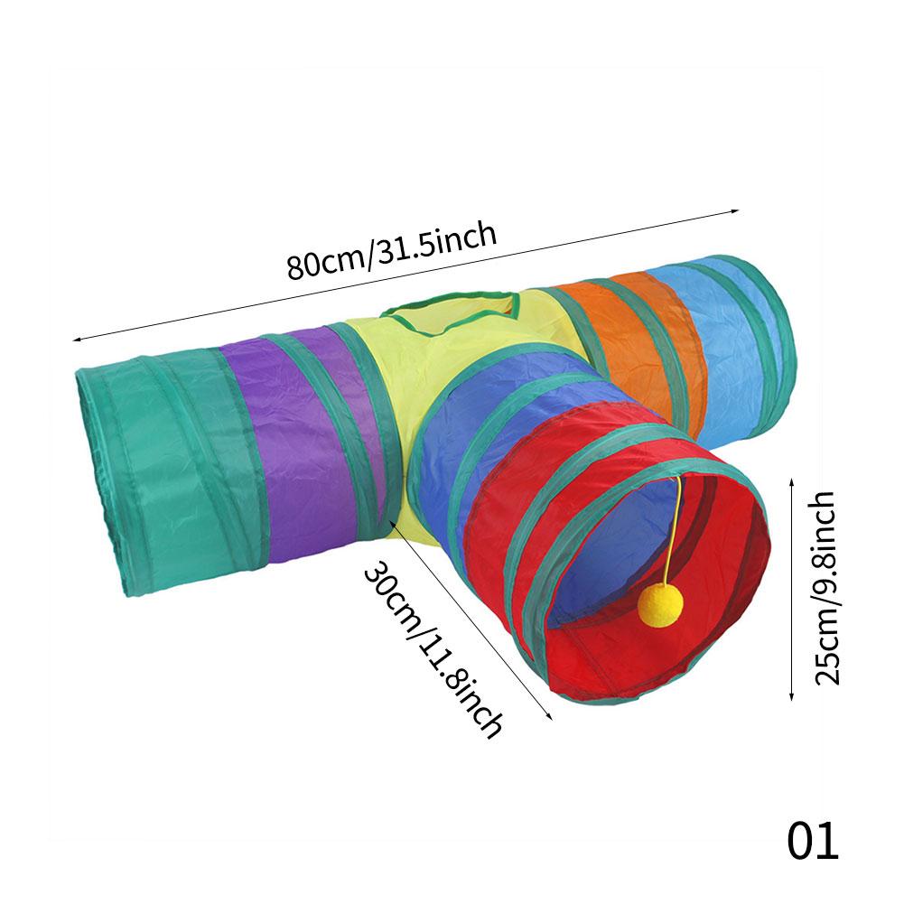 Игрушки туннели для домашних кошек Складной туннель для тренировок домашних питомцев Интерактивная забавная игрушка для кошек, кроликов, мелких животных Игровой туннель-труба 01
Игрушки туннели для домашних кошек Складной туннель для тренировок домашних питомцев Интерактивная забавная игрушка для кошек, кроликов, мелких животных Игровой туннель-труба 01