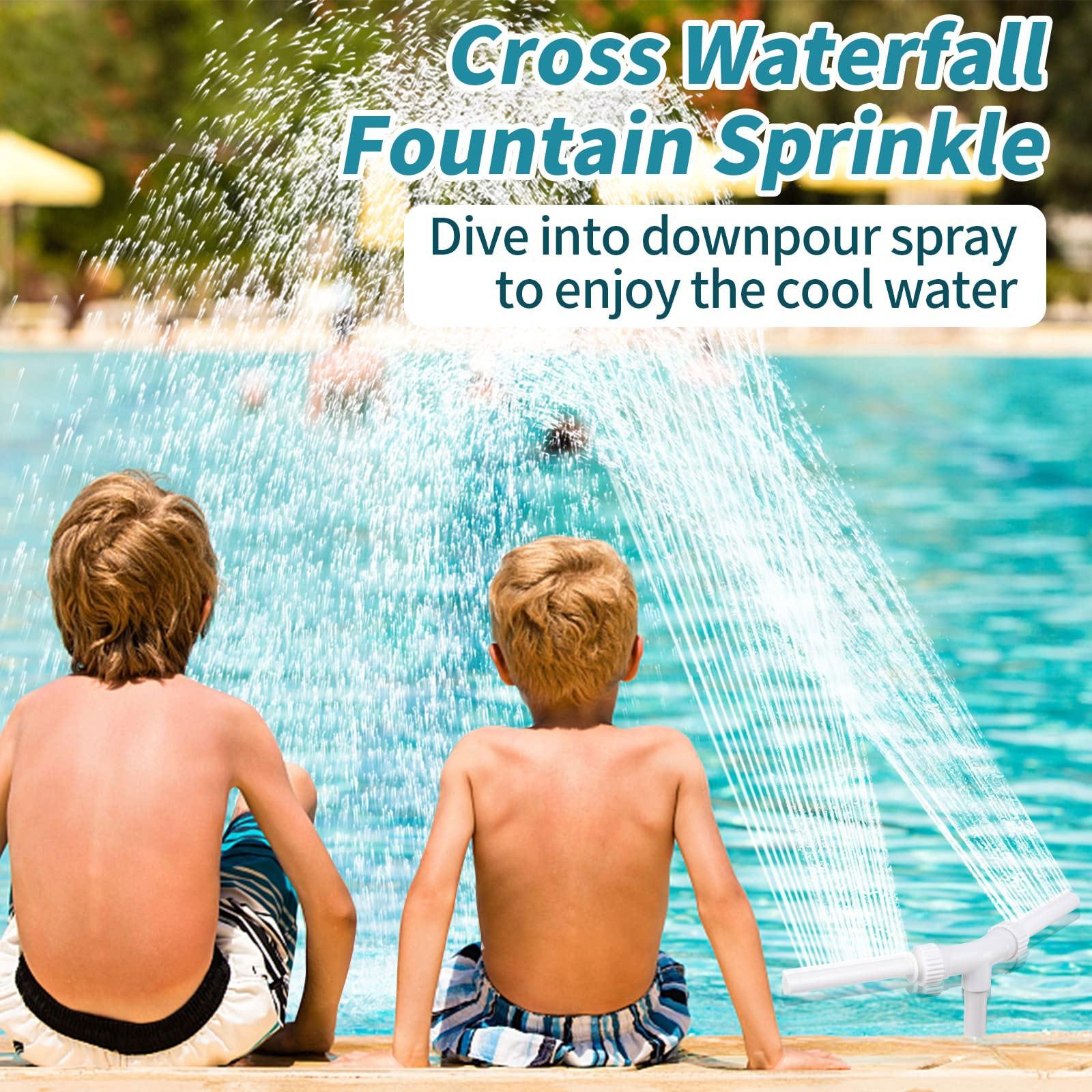 Dual Spray Water Fountain for Swimming Pool Adjustable Waterfall Pool Sprinkler Creative Swimming Pool Sprayer Fountain Bracket
Dual Spray Water Fountain for Swimming Pool Adjustable Waterfall Pool Sprinkler Creative Swimming Pool Sprayer Fountain Bracket