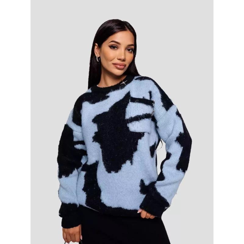 Удобный универсальный модный свитер большого размера с круглым вырезом, женский осенне-зимний свободный трендовый трикотаж one size fits all чёрный
Удобный универсальный модный свитер большого размера с круглым вырезом, женский осенне-зимний свободный трендовый трикотаж one size fits all чёрный