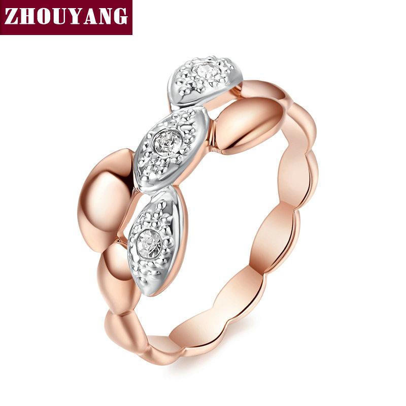 INS Fashion Concise Crystal Ring For Women Simple Elegant Leaf Shape Rose Gold Color Fashion Shiny Crystals Party Gift 5.5
INS Fashion Concise Crystal Ring For Women Simple Elegant Leaf Shape Rose Gold Color Fashion Shiny Crystals Party Gift 5.5