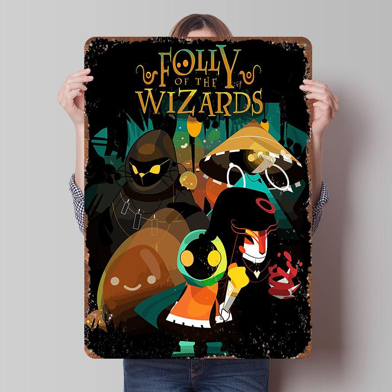 Folly of the Wizards Game Art Tinplate Poster Customized Wall Art Vintage Retro Metal Signs for House Decor Bedroom Decorations 7.9x11.8In(20x30cm)
Folly of the Wizards Game Art Tinplate Poster Customized Wall Art Vintage Retro Metal Signs for House Decor Bedroom Decorations 7.9x11.8In(20x30cm)