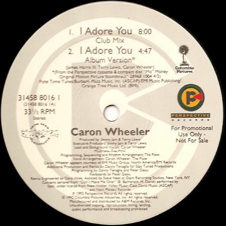 12inch Record CARON WHEELER - I Adore You 3145880161 Perspective Rec 1992 US Dance & Electronica Used
12inch Record CARON WHEELER - I Adore You 3145880161 Perspective Rec 1992 US Dance & Electronica Used