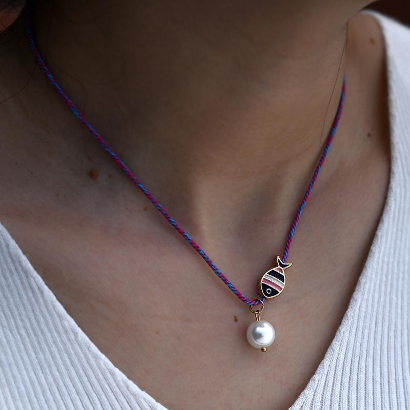 Bohemian Ceramic Fish Pendant Necklaces For Women Fashion Colorful Rope Adjustable Choker Beach Jewelry Accessories
Bohemian Ceramic Fish Pendant Necklaces For Women Fashion Colorful Rope Adjustable Choker Beach Jewelry Accessories