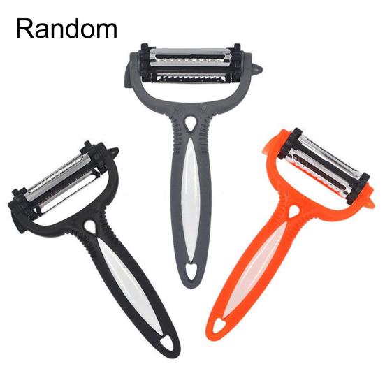 3 in 1 Rotary Vegetable Fruit Peeler Slicer Shredder Cutter Kitchen Gadget Tool
3 in 1 Rotary Vegetable Fruit Peeler Slicer Shredder Cutter Kitchen Gadget Tool