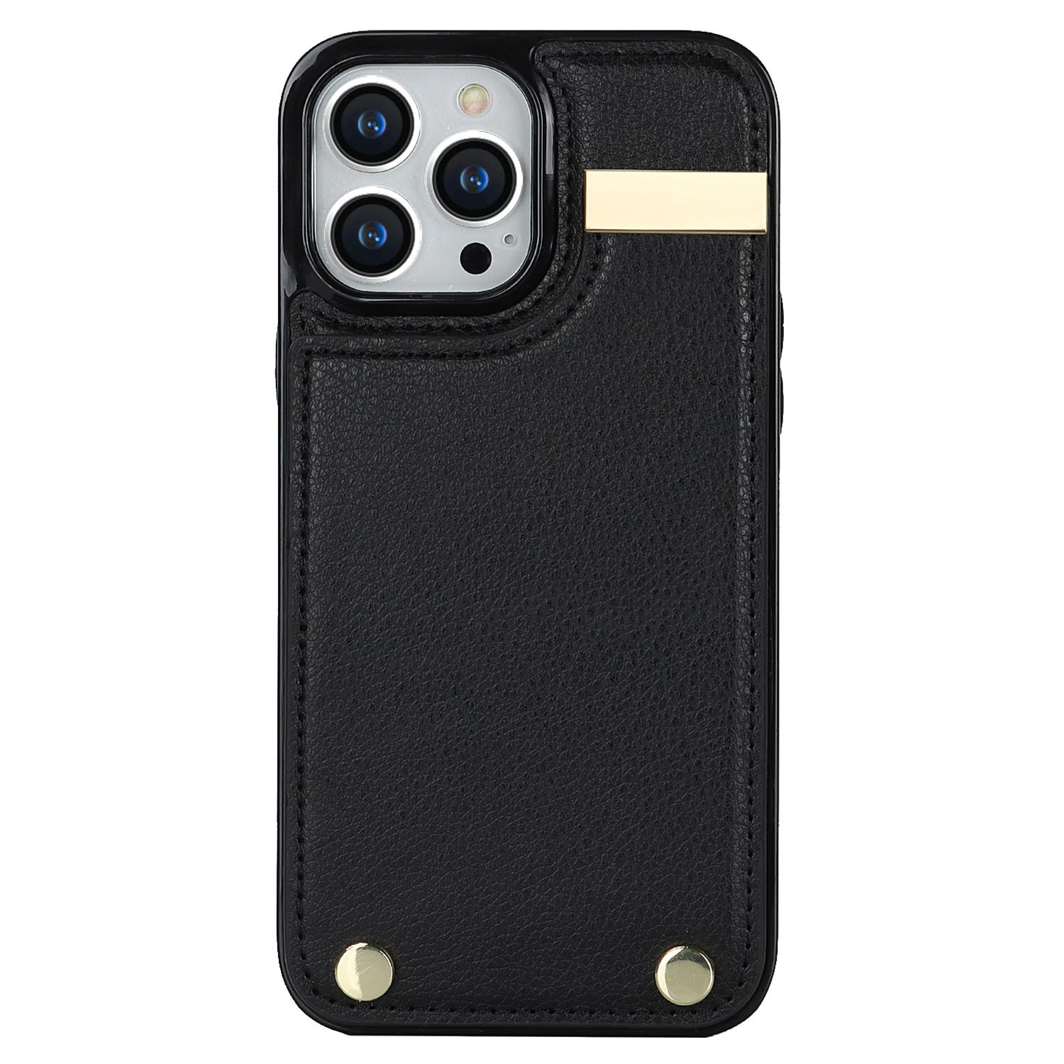 For iPhone 14 Pro Case TPU+PU Leather+Metal Cell Phone Cover with Card Holder Rose Gold
For iPhone 14 Pro Case TPU+PU Leather+Metal Cell Phone Cover with Card Holder Rose Gold