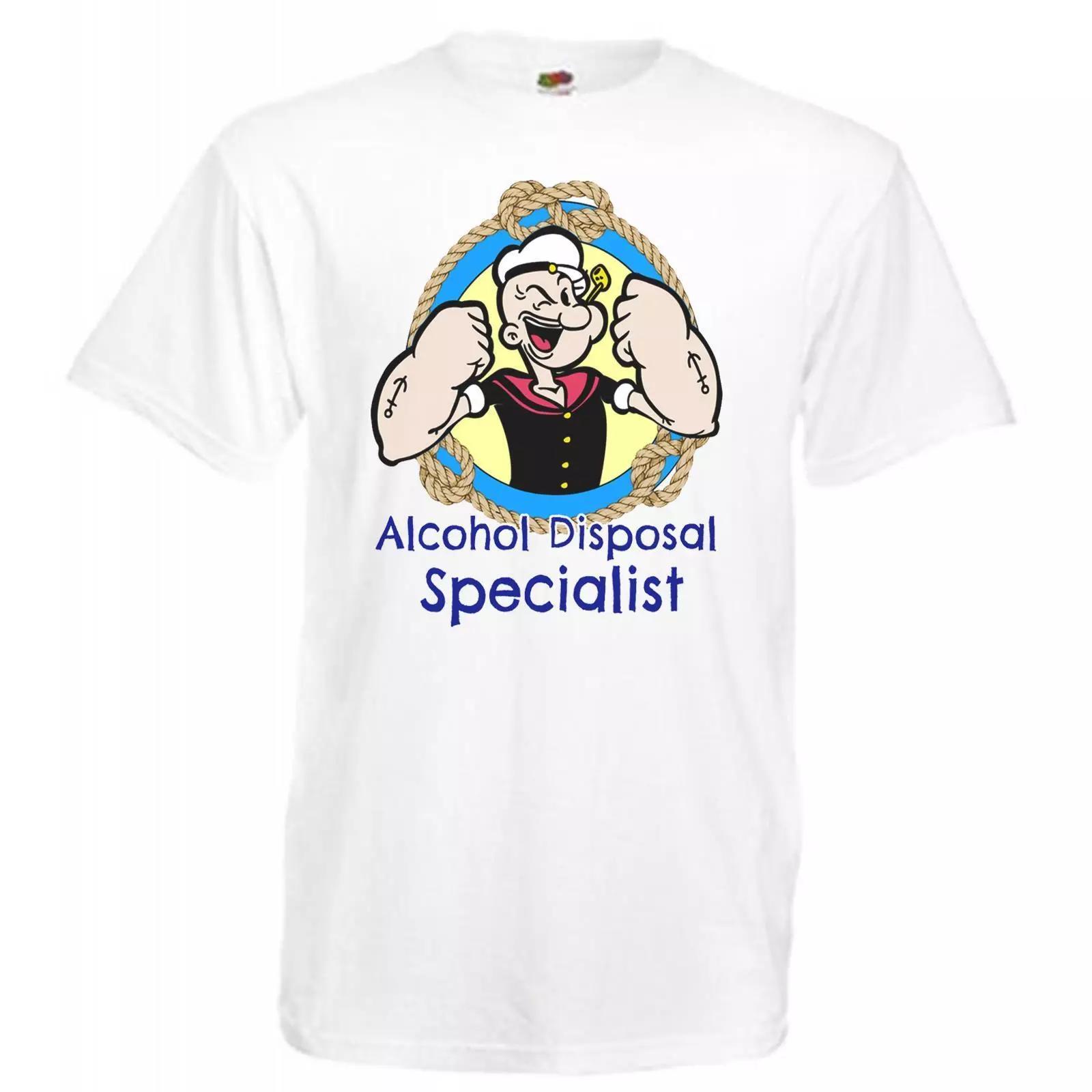 Adults Alcohol Disposal Specialist Funny Cartoon Sailor Man Unisex White T-Shirt 4XL
Adults Alcohol Disposal Specialist Funny Cartoon Sailor Man Unisex White T-Shirt 4XL