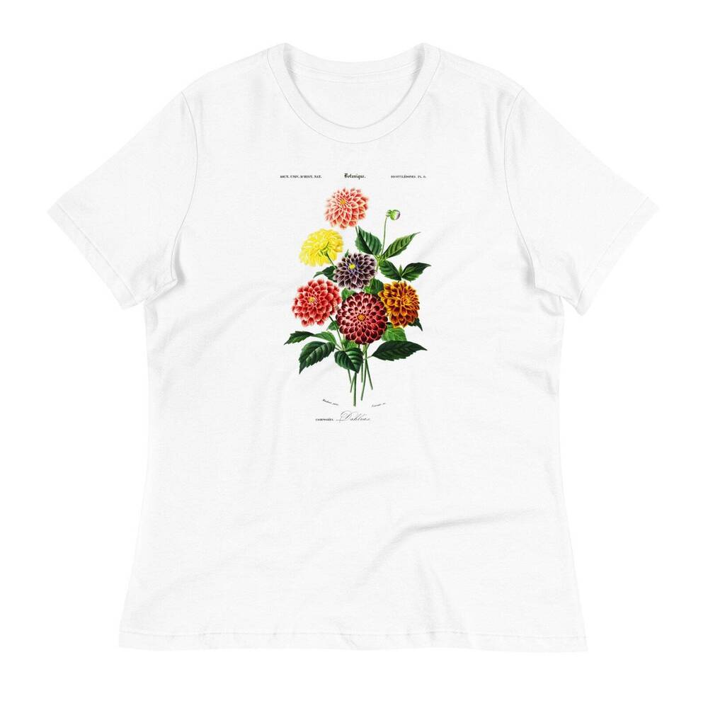 Dahlia Vintage Botanical Illustration Women s Super Soft Relaxed T-Shirt multi Unisex T-Shirt XXXL
Dahlia Vintage Botanical Illustration Women s Super Soft Relaxed T-Shirt multi Unisex T-Shirt XXXL