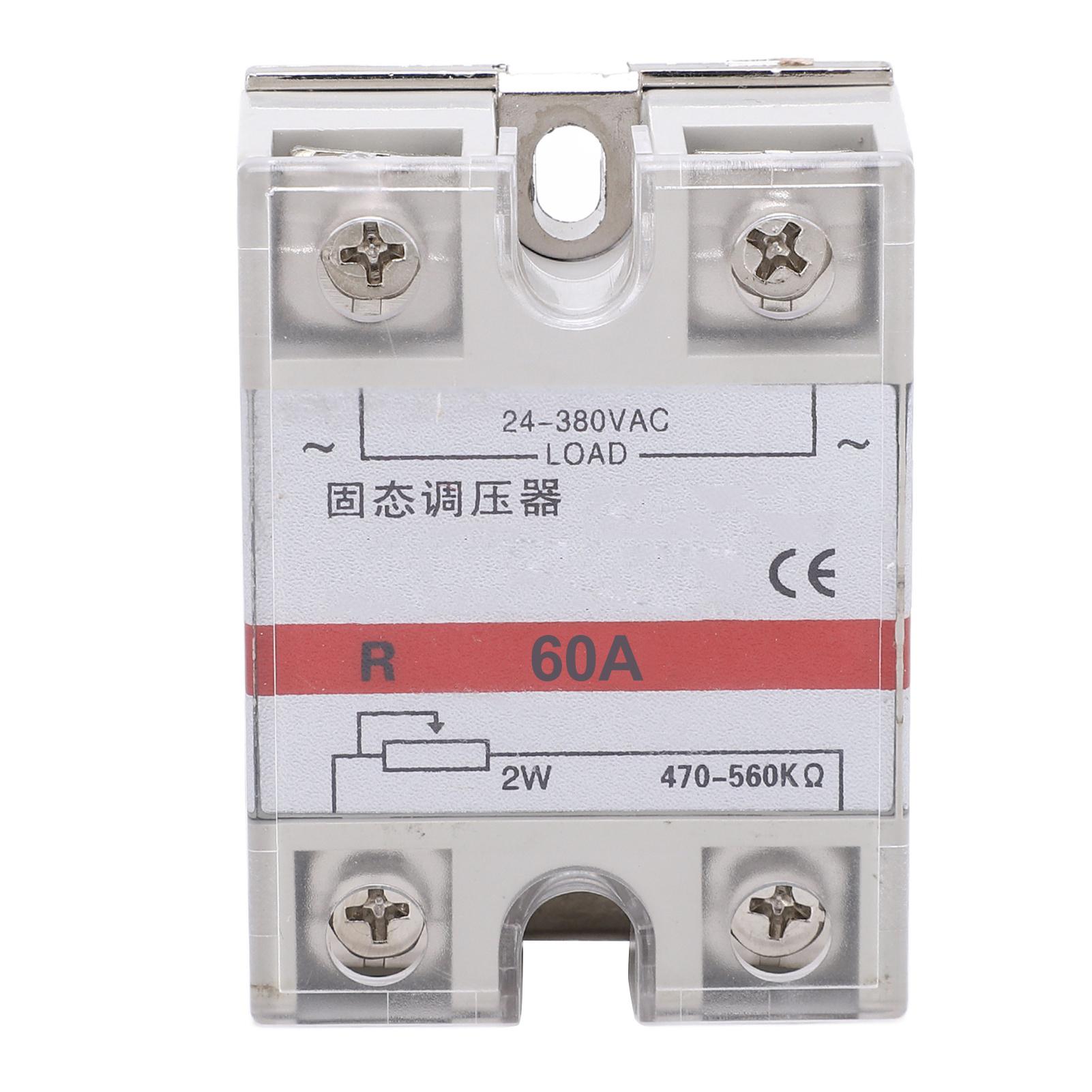 60A Solid State Voltage Regulator Anti Corrosion Noiseless Fast Heat Dissipation SSR Module
60A Solid State Voltage Regulator Anti Corrosion Noiseless Fast Heat Dissipation SSR Module