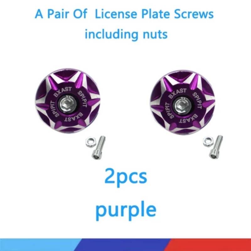 6Mm Alloy Plate Bolts For Motorcycles & Cars - License Plate Screws
6Mm Alloy Plate Bolts For Motorcycles & Cars - License Plate Screws