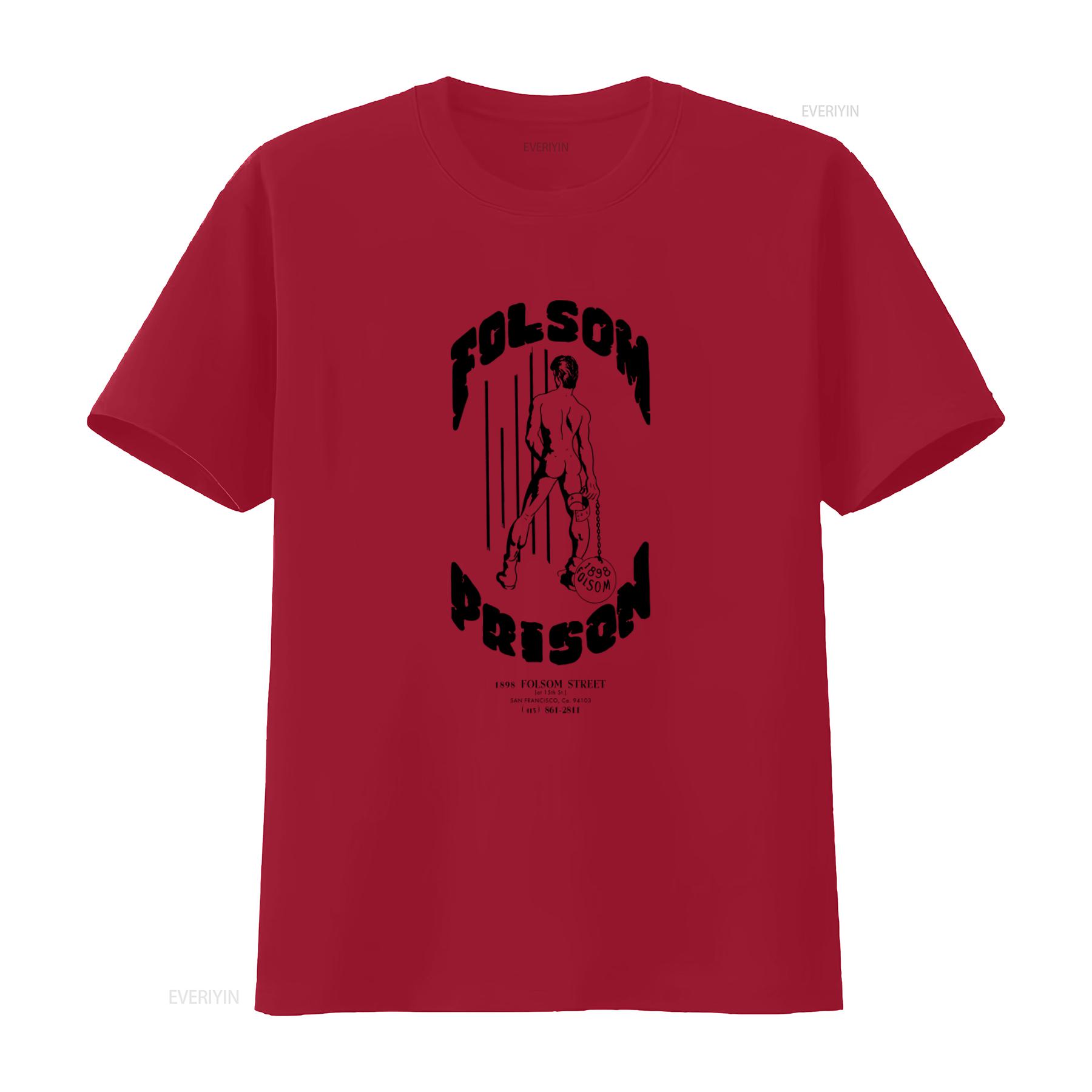 Folsom Prison San Francisco Leather Bar Closed in 1977 T Shirt Mens Fashion Streetwear Vintage Print vintage Washed Stylish S
Folsom Prison San Francisco Leather Bar Closed in 1977 T Shirt Mens Fashion Streetwear Vintage Print vintage Washed Stylish S