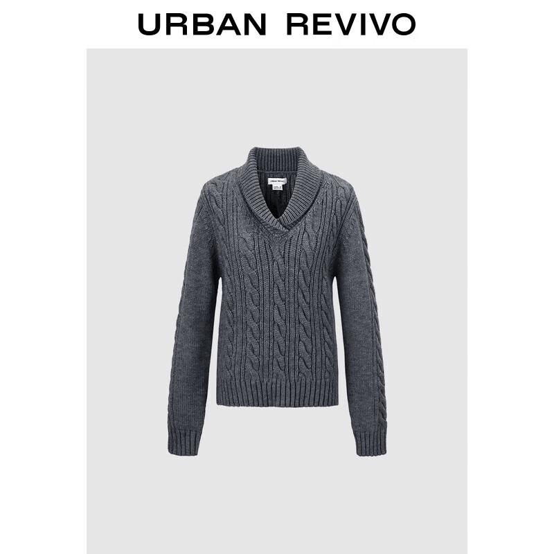 Женский свитер с V-образным вырезом и кабельным узором
Женский свитер с V-образным вырезом и кабельным узором