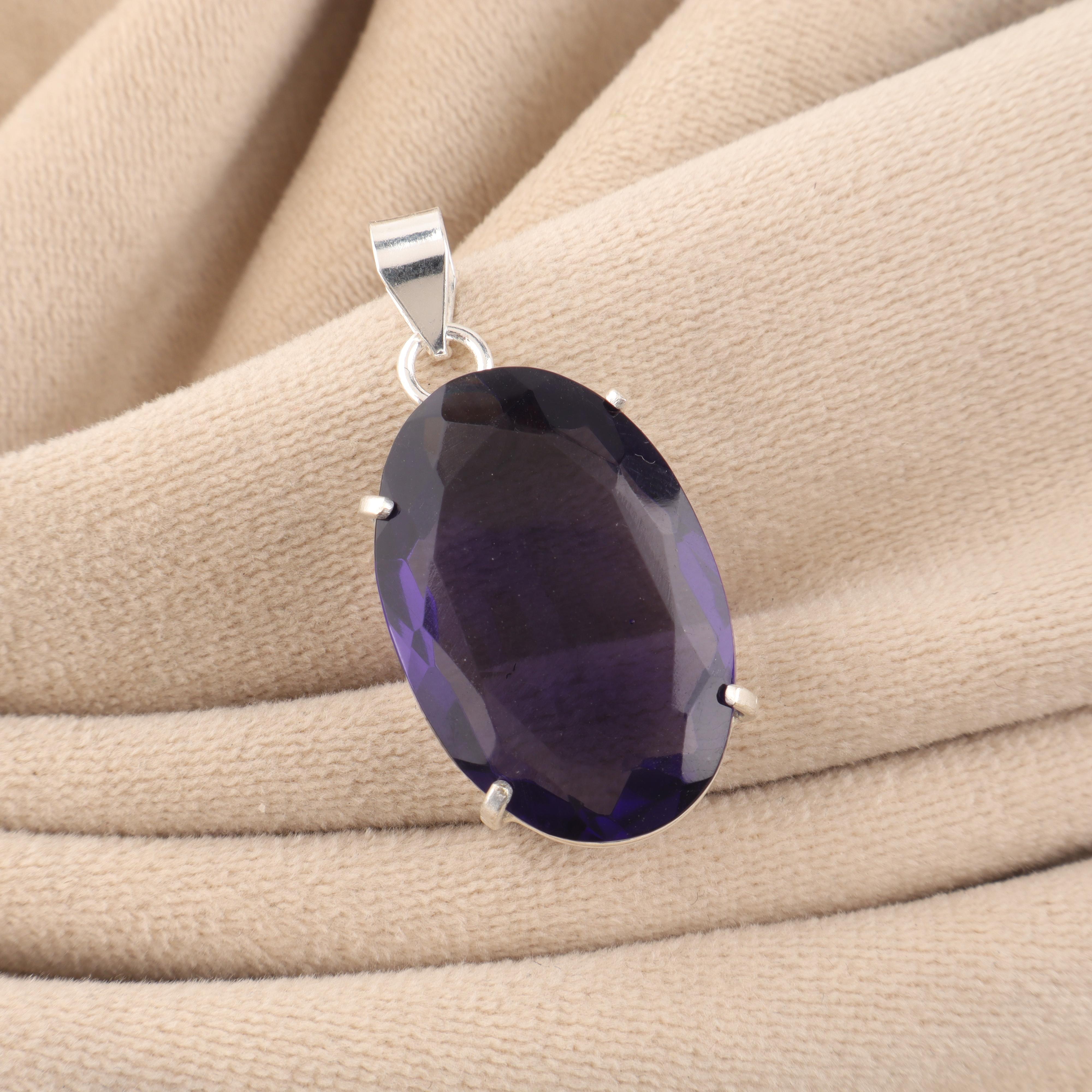 Кулон ручної роботи з іоліту та стерлінгового срібла 925 проби для жінок, Срібні прикраси для Мами/Дружини PP-64-4
Кулон ручної роботи з іоліту та стерлінгового срібла 925 проби для жінок, Срібні прикраси для Мами/Дружини PP-64-4