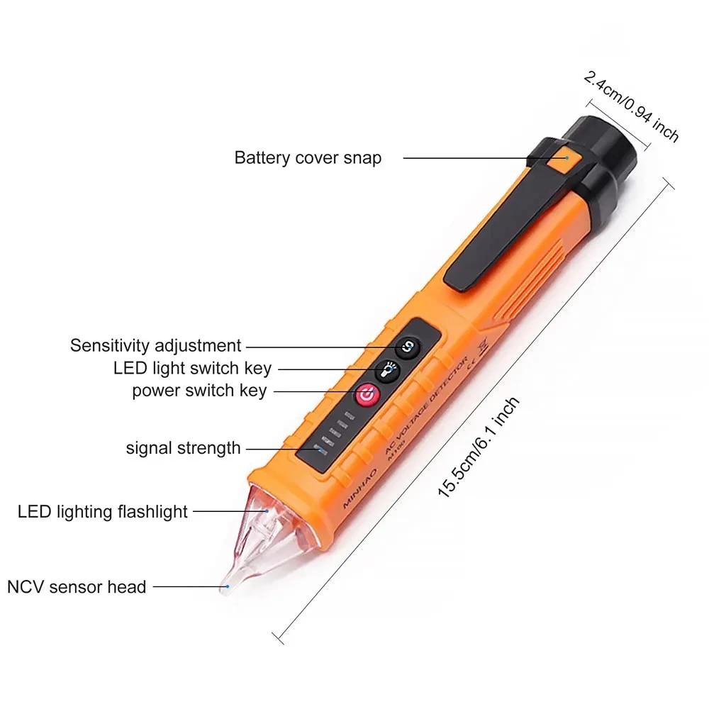Portable Voltage Detector Smart Non-Contact Tester Pen Meter Sensor Test Indicator Digital 12-1000V Volt Current AC
Portable Voltage Detector Smart Non-Contact Tester Pen Meter Sensor Test Indicator Digital 12-1000V Volt Current AC