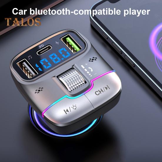 Bluetooth-совместимое автомобильное зарядное устройство с двумя портами, громкая связь, стабильное соединение, универсальный автомобильный адаптер, беспроводное FM-радио, MP3-плеер чёрный
Bluetooth-совместимое автомобильное зарядное устройство с двумя портами, громкая связь, стабильное соединение, универсальный автомобильный адаптер, беспроводное FM-радио, MP3-плеер чёрный
