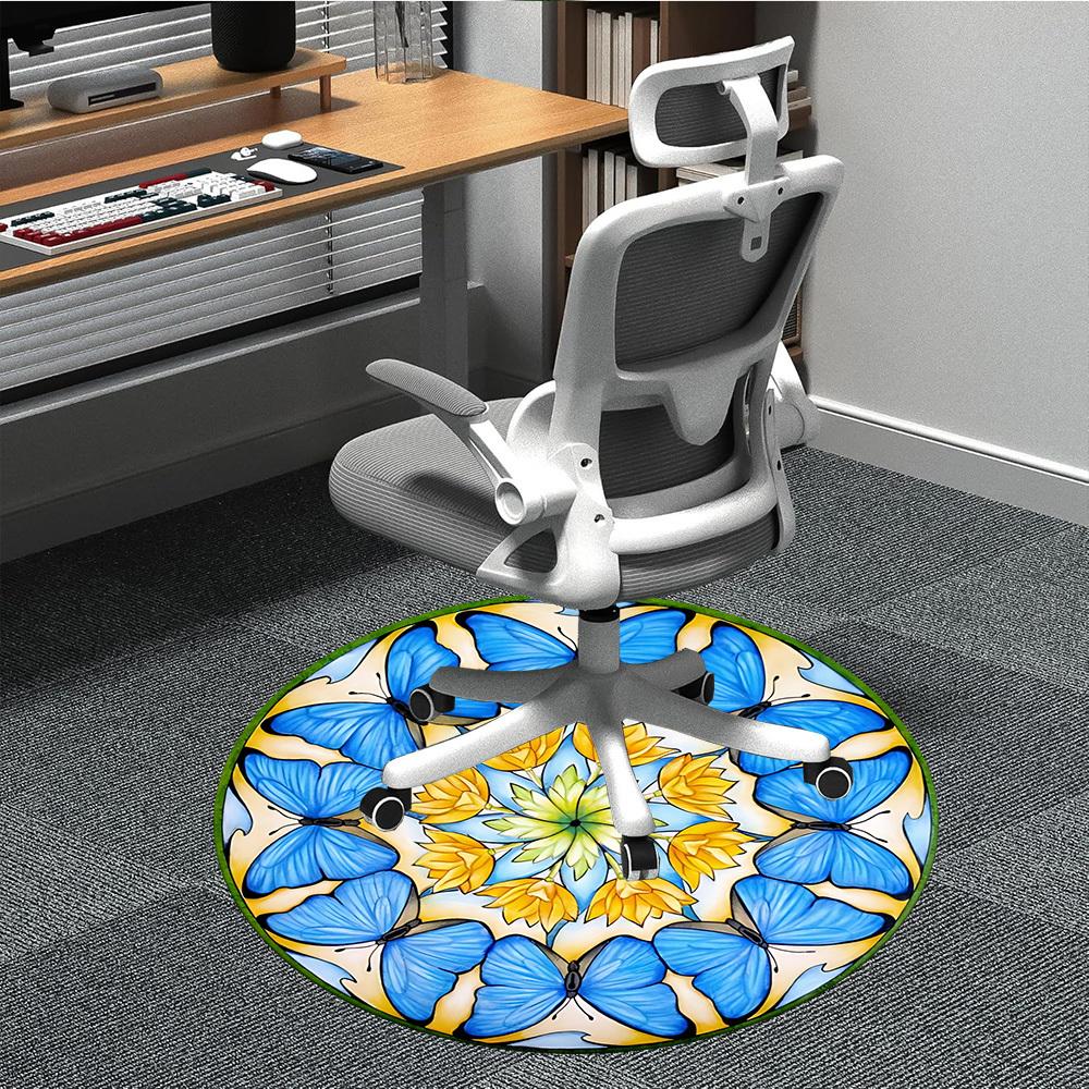 1pc Butterfly Mandala Chair Carpet for Office, Soft Comfortable Mat For Office, Living Room, Bedroom, Machine Washable Carpet yy251112105 80cm by 80cm
1pc Butterfly Mandala Chair Carpet for Office, Soft Comfortable Mat For Office, Living Room, Bedroom, Machine Washable Carpet yy251112105 80cm by 80cm