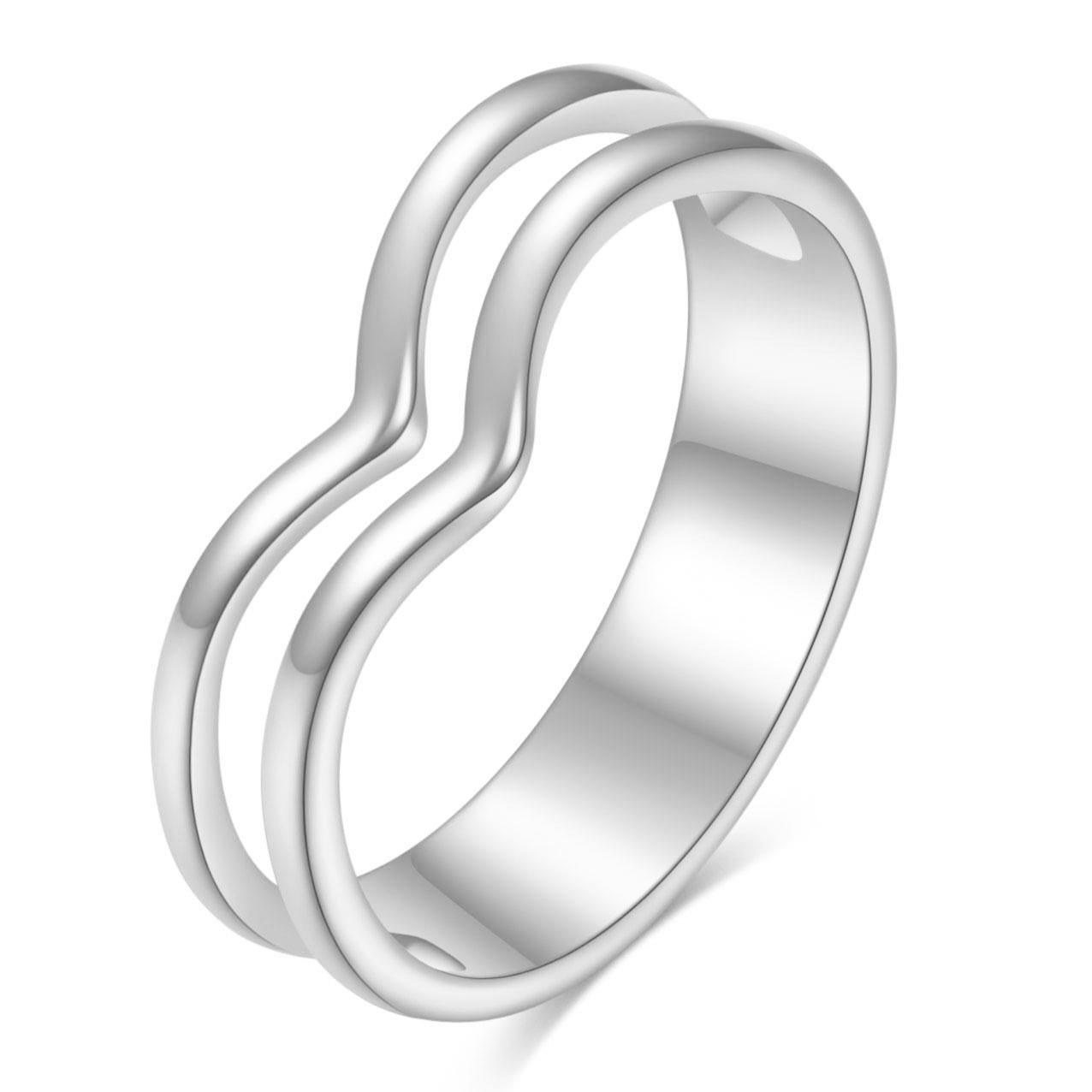 Custom Stainless Steel Love Double Layer Rings for Ladies Couple Wedding Rings Birthday Gifts 6 серебряный
Custom Stainless Steel Love Double Layer Rings for Ladies Couple Wedding Rings Birthday Gifts 6 серебряный