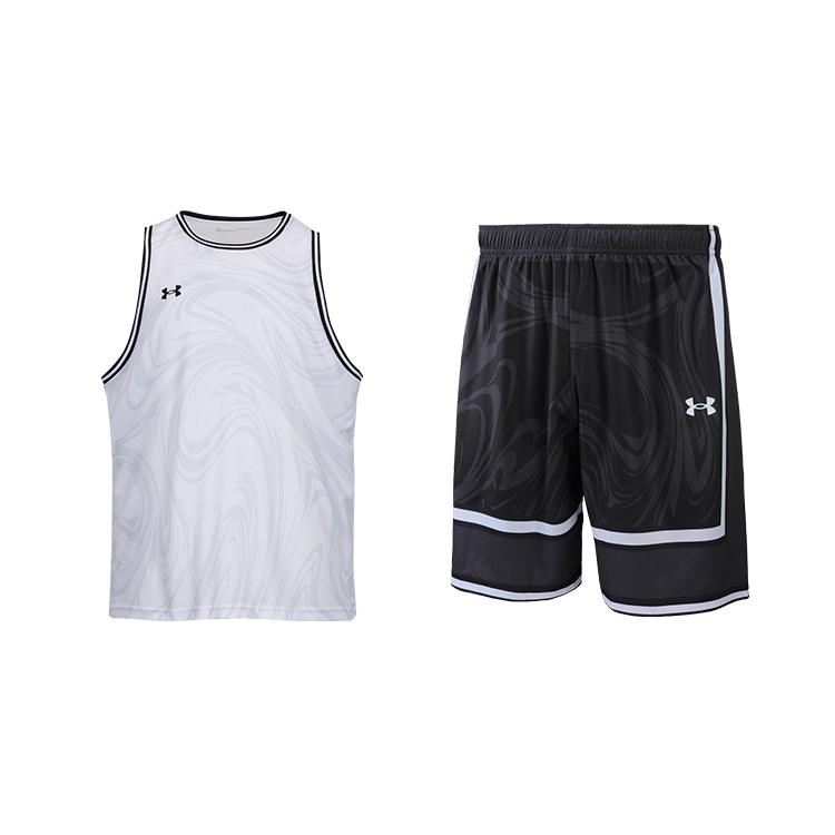 Under Armour Breathable Quick-Dry Sleeveless Simple Versatile Basketball Set Men sets 25500135-100+25500235-001 3XL
Under Armour Breathable Quick-Dry Sleeveless Simple Versatile Basketball Set Men sets 25500135-100+25500235-001 3XL