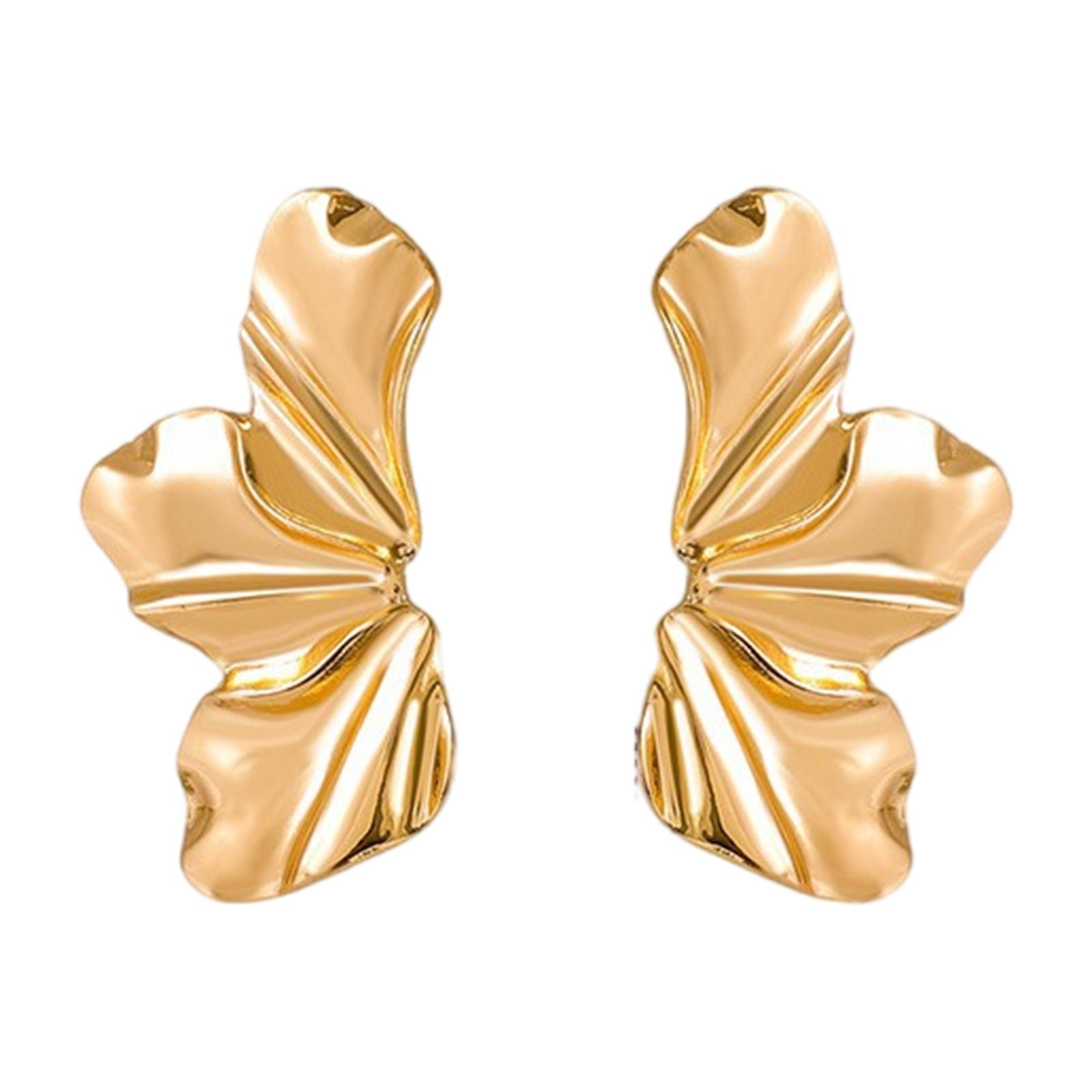 Модные прочные серьги из сплава с уникальными лепестковыми узорами для офисных работников и студентов золотой
Модные прочные серьги из сплава с уникальными лепестковыми узорами для офисных работников и студентов золотой