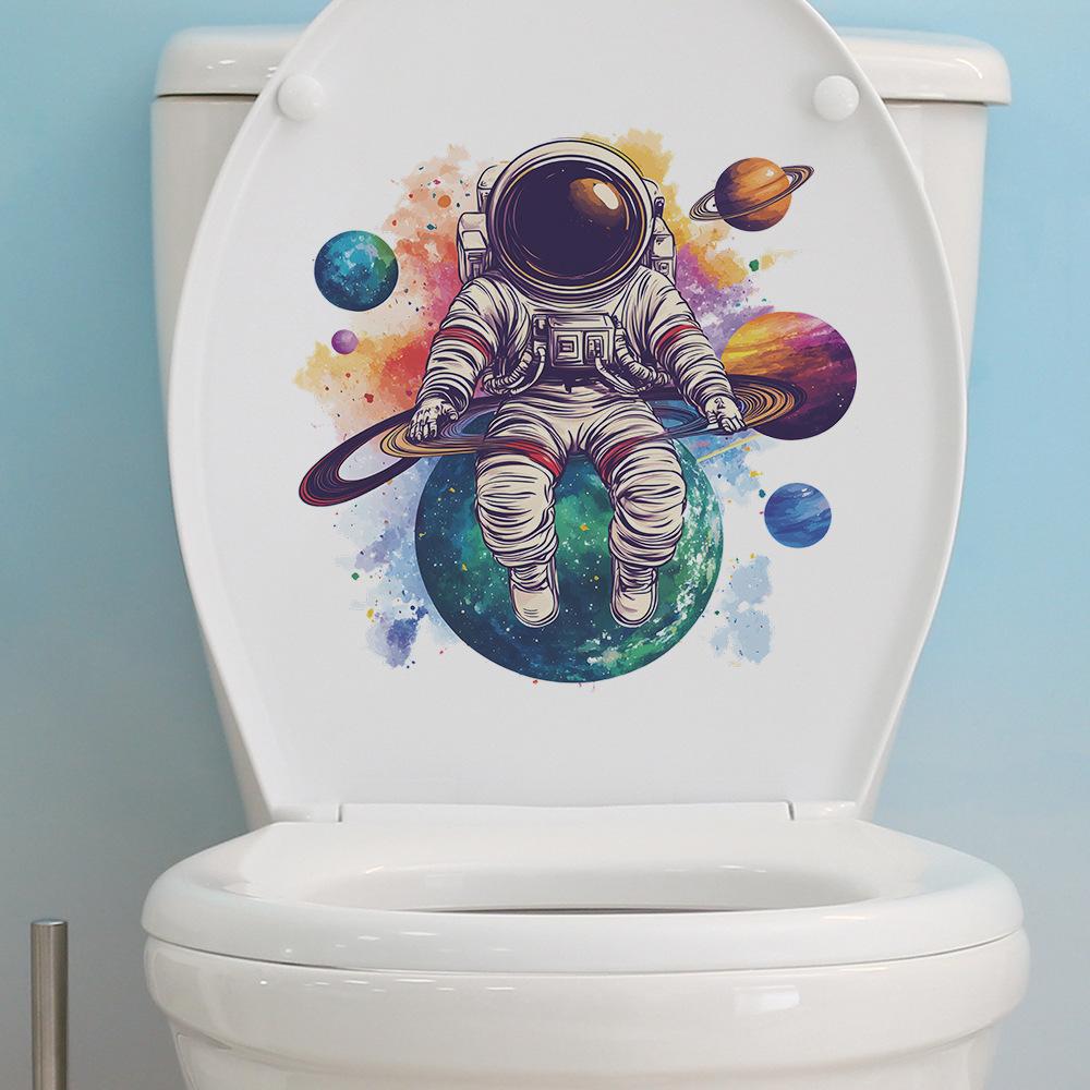 Cartoon Astronaut Planet Bathroom Toilet Landscaping Decoration Stickers 29*29CM/fun-m384
Cartoon Astronaut Planet Bathroom Toilet Landscaping Decoration Stickers 29*29CM/fun-m384