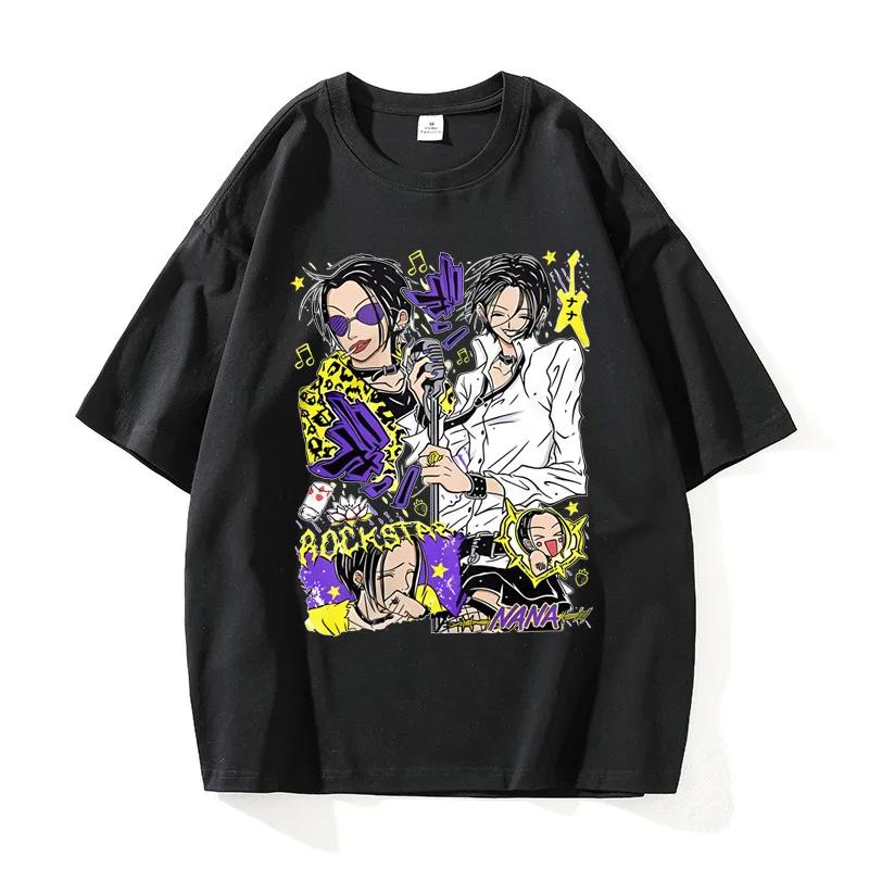 Японская манга Black Stones Нана Осаки Винтажные футболки Женская одежда Футболка с коротким рукавом Женские футболки 4XL
Японская манга Black Stones Нана Осаки Винтажные футболки Женская одежда Футболка с коротким рукавом Женские футболки 4XL