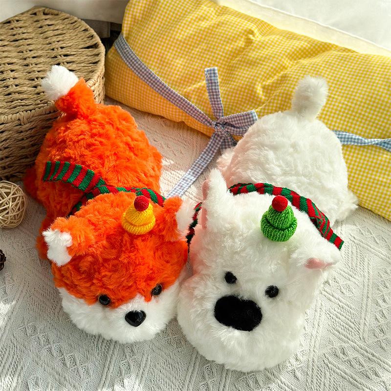 Cute Christmas Scarf Cute Beast Doll Plush Doll Night Market Stall Doll Children Sleeping with Pillow Gift color randomly sent
Cute Christmas Scarf Cute Beast Doll Plush Doll Night Market Stall Doll Children Sleeping with Pillow Gift color randomly sent