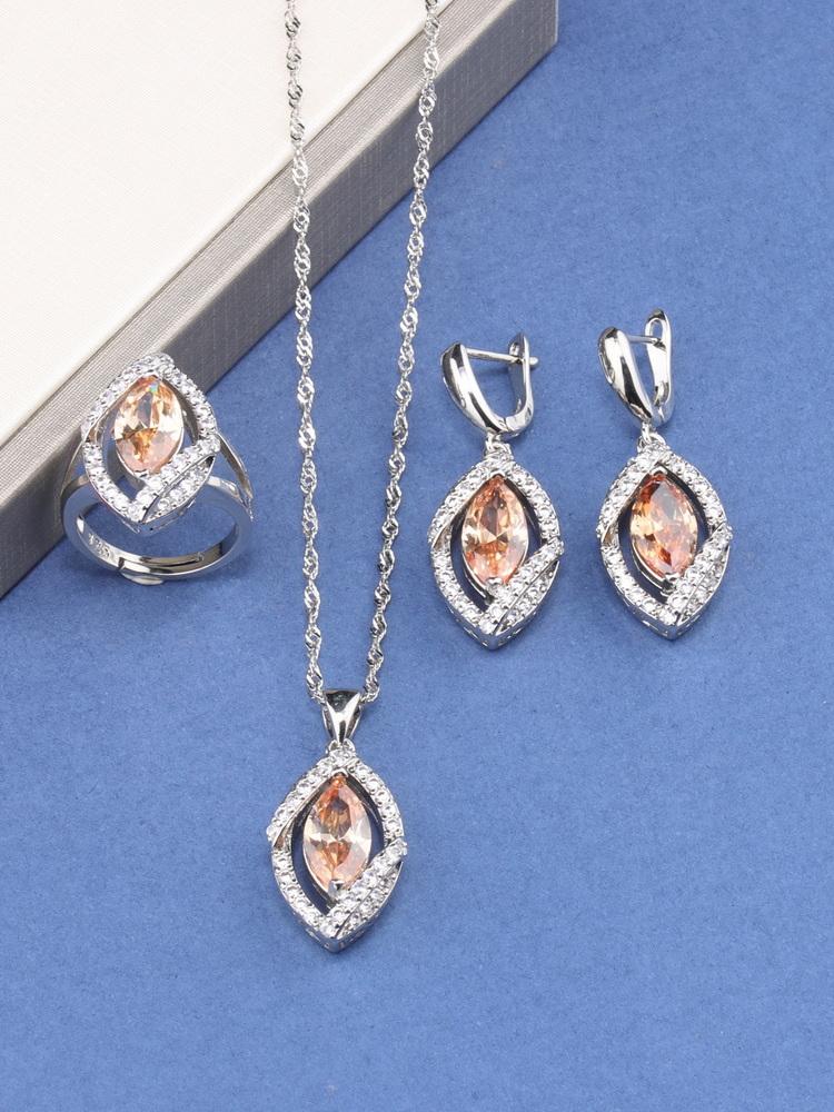 Fine Vintage Unique Jewelry Sets New Trendy Accessory Women S Earrings Ring Pendant Necklace Sets For You Gift resizable
Fine Vintage Unique Jewelry Sets New Trendy Accessory Women S Earrings Ring Pendant Necklace Sets For You Gift resizable