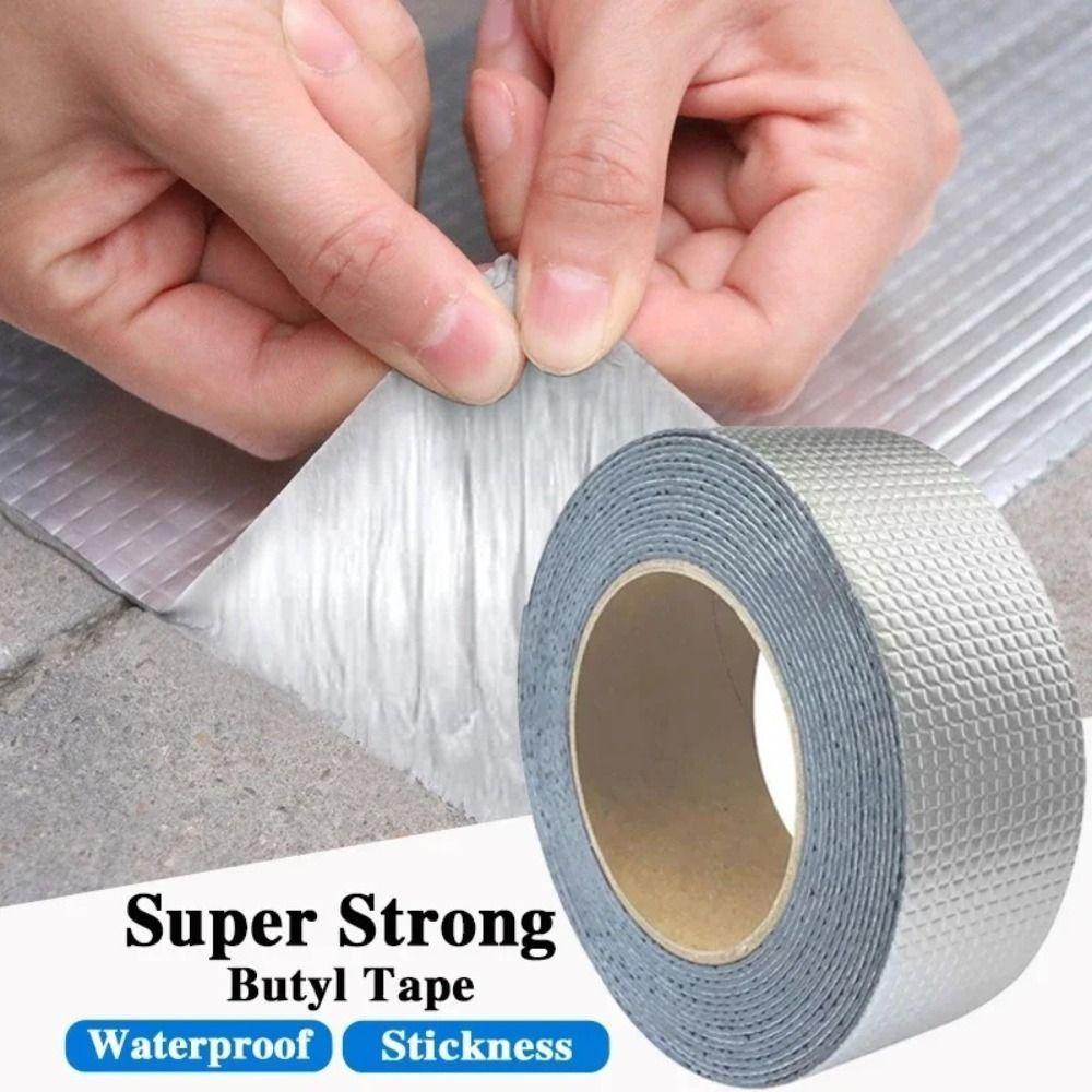 Aluminium Foil Butyl Sealing Tape Waterproof Roof Repair Adhesive Tape Wall Roof Crack Repair 100mm width
Aluminium Foil Butyl Sealing Tape Waterproof Roof Repair Adhesive Tape Wall Roof Crack Repair 100mm width