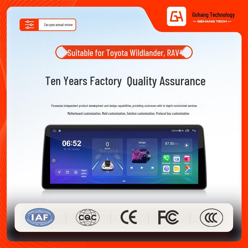 Compatible with 2021 Toyota Wildlander 12.3 Touchscreen Android Carplay Navigation System 4GB RAM, 64GB Storage
Compatible with 2021 Toyota Wildlander 12.3 Touchscreen Android Carplay Navigation System 4GB RAM, 64GB Storage