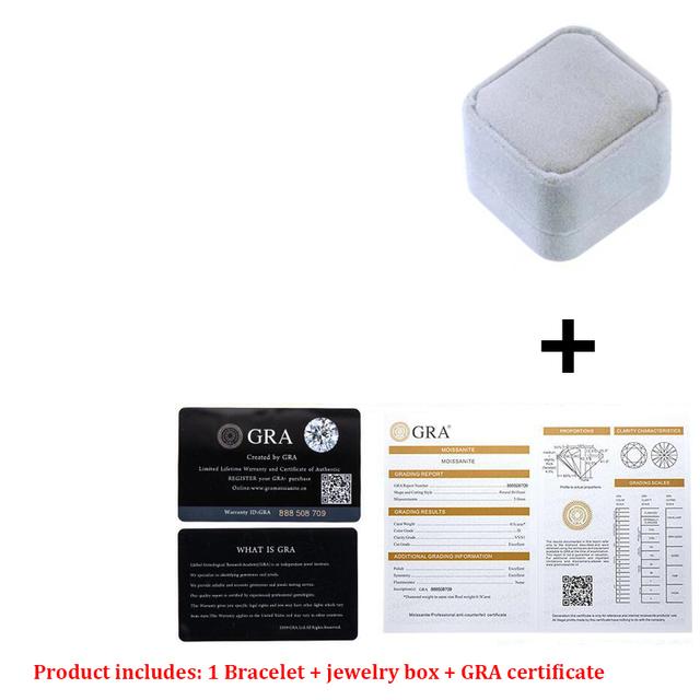 Круглый браслет с настоящим муассанитом и бриллиантами 1,0 карата D Цвет Vvs1, чистое серебро 925 пробы для женщин, свадебные ювелирные украшения Br024
Круглый браслет с настоящим муассанитом и бриллиантами 1,0 карата D Цвет Vvs1, чистое серебро 925 пробы для женщин, свадебные ювелирные украшения Br024