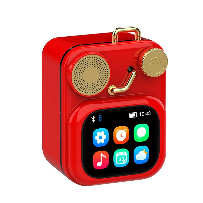 New Retro Metal Wireless Bluetooth Speaker Portable Public Address Mini Smart Party Karaoke Speaker with Touch IPS Screen червоний
New Retro Metal Wireless Bluetooth Speaker Portable Public Address Mini Smart Party Karaoke Speaker with Touch IPS Screen червоний