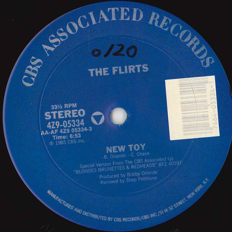12inch Record FLIRTS - New Toy 4Z905334 CBS ASSOCIATED 1985 US Dance & Electronica Used
12inch Record FLIRTS - New Toy 4Z905334 CBS ASSOCIATED 1985 US Dance & Electronica Used