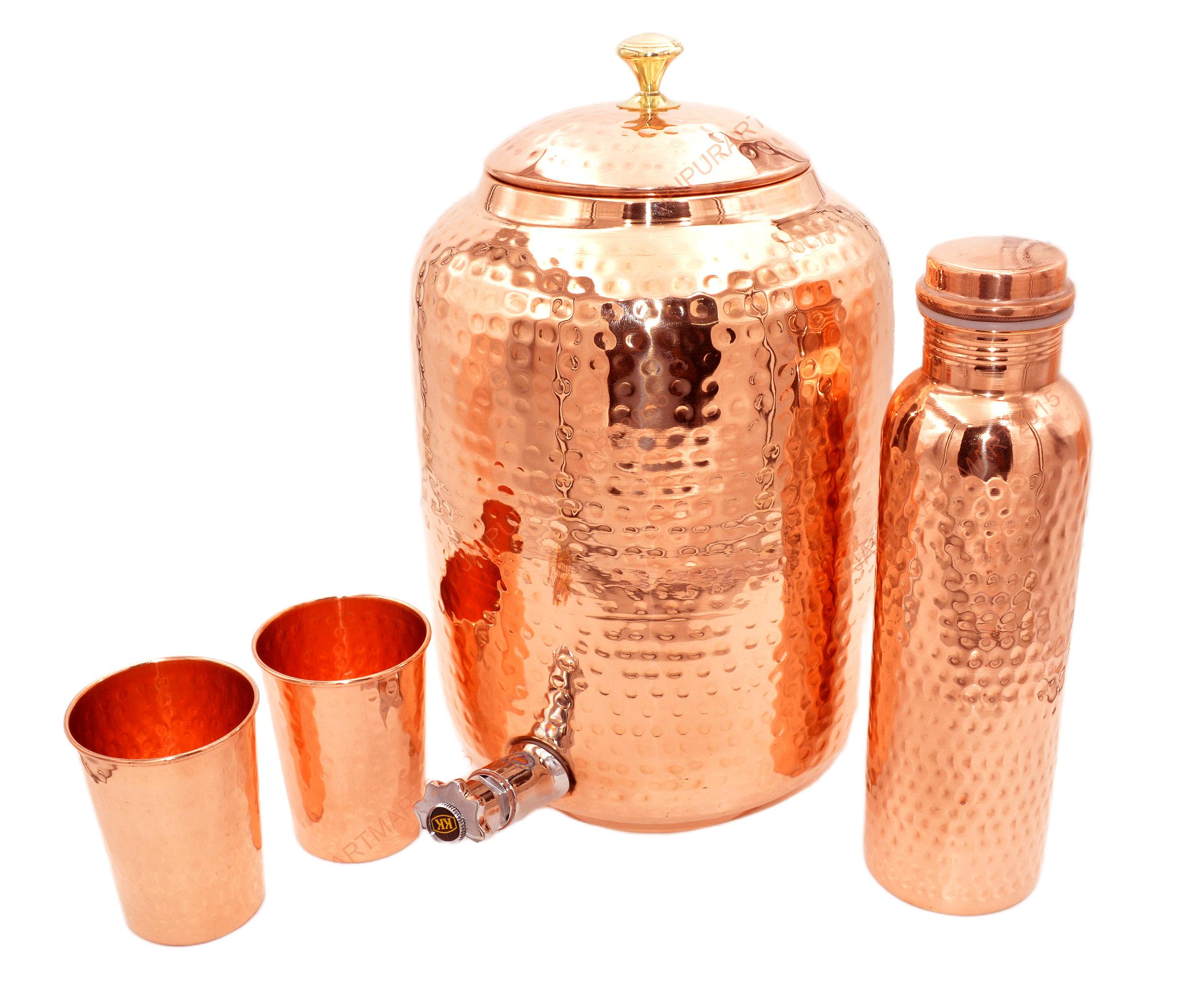 8L Copper Water Dispenser with 2 Glasses & 1 Bottle – Ayurvedic Health Set, Pure Copper медный
8L Copper Water Dispenser with 2 Glasses & 1 Bottle – Ayurvedic Health Set, Pure Copper медный