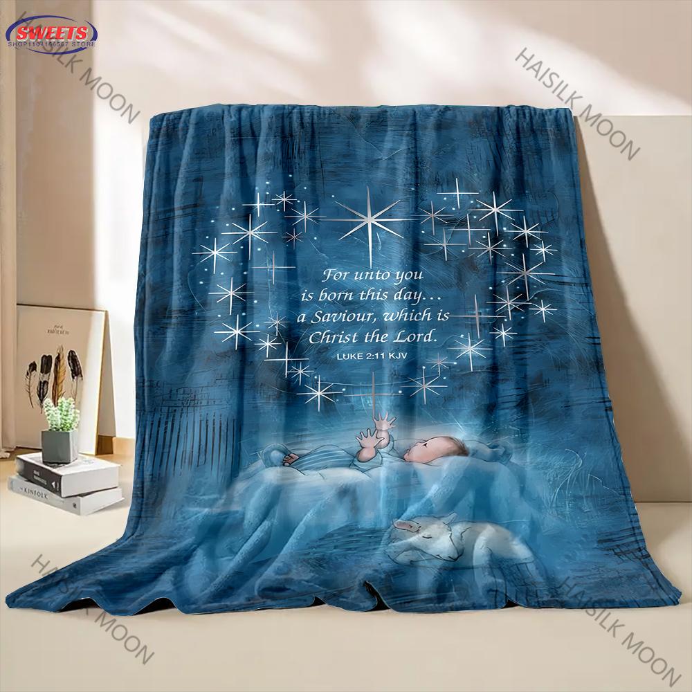 Christmas Manger Nativity Theme Blanket, Religious Gifts for Women/Men, Spiritual Gifts for Women, Christmas Blankets for Adults 75x90cm
Christmas Manger Nativity Theme Blanket, Religious Gifts for Women/Men, Spiritual Gifts for Women, Christmas Blankets for Adults 75x90cm