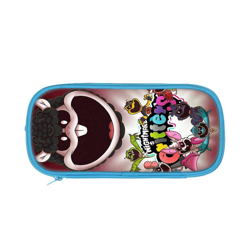 Nightmare Critters Double Layer Pencil Case With Nylon Material For Students And Kids Blue1
Nightmare Critters Double Layer Pencil Case With Nylon Material For Students And Kids Blue1