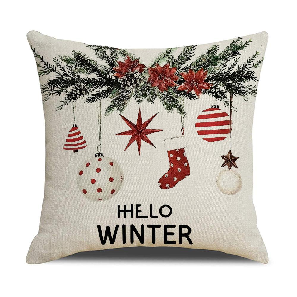 Christmas Throw Pillow Cover Christmas Tree Gift Printed Headrest Cushion Cover Home Sofa Decorative Pillow Cover Linen 45*45cm
Christmas Throw Pillow Cover Christmas Tree Gift Printed Headrest Cushion Cover Home Sofa Decorative Pillow Cover Linen 45*45cm