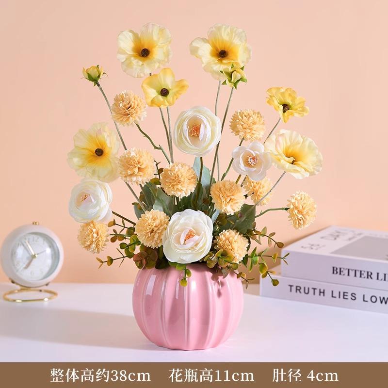 Fake flower simulation flower decoration dried flower bouquet home living room ornament floral
Fake flower simulation flower decoration dried flower bouquet home living room ornament floral