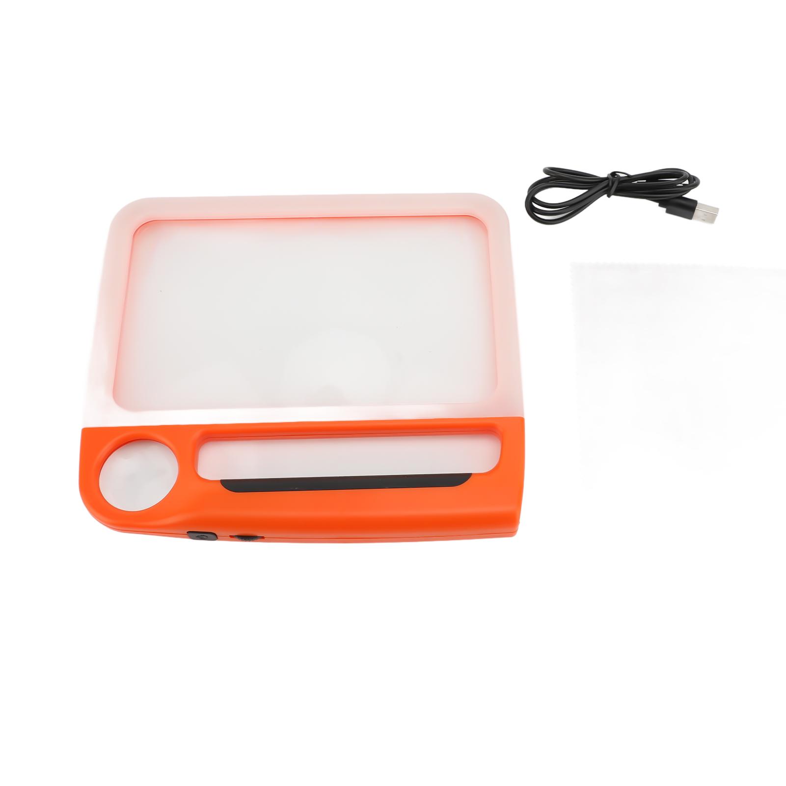 Handheld Magnifying Glass with 48 LEDs 5X 10X Magnification 3 Color Lighting Modes Rechargeable білий
Handheld Magnifying Glass with 48 LEDs 5X 10X Magnification 3 Color Lighting Modes Rechargeable білий