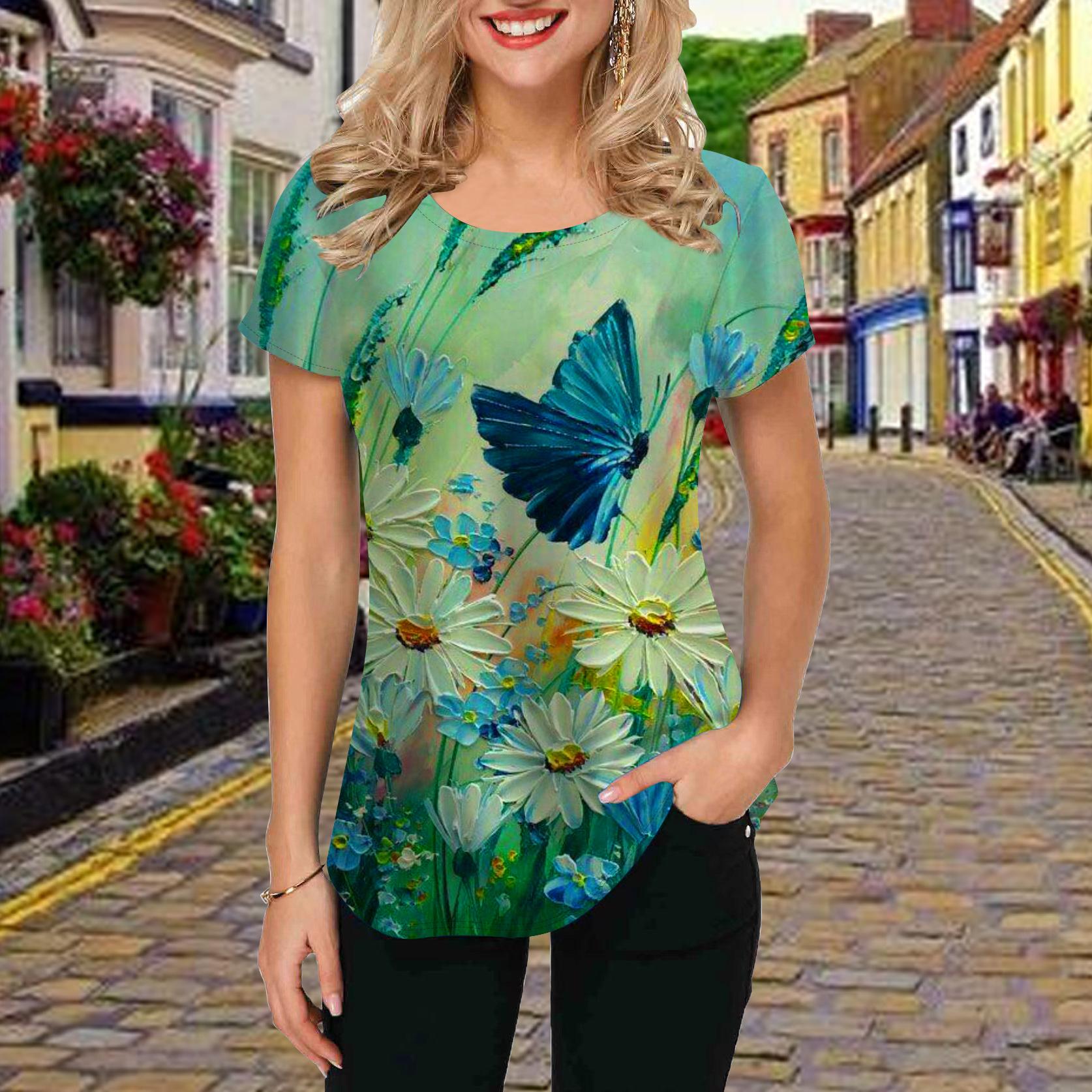 Модна жіноча футболка з принтом «Маленька ромашка» Смішна повсякденна футболка з круглим вирізом і короткими рукавами Літня жіноча футболка XS синій
Модна жіноча футболка з принтом «Маленька ромашка» Смішна повсякденна футболка з круглим вирізом і короткими рукавами Літня жіноча футболка XS синій