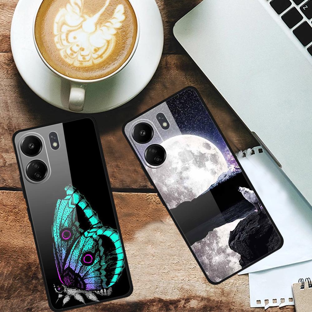 For Xiaomi Redmi 13C 4G/Poco C65 4G Pattern Case TPU+Tempered Glass Shockproof Phone Cover Desert Moon
For Xiaomi Redmi 13C 4G/Poco C65 4G Pattern Case TPU+Tempered Glass Shockproof Phone Cover Desert Moon
