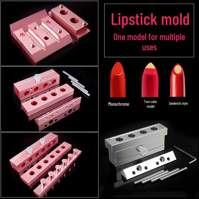 Алюминиевая форма для помады 12,1 мм для DIY двухцветного типа сэндвич , 2, 4 или 6 отверстий 4-Hole Dual Use (Rose Gold)
Алюминиевая форма для помады 12,1 мм для DIY двухцветного типа сэндвич , 2, 4 или 6 отверстий 4-Hole Dual Use (Rose Gold)